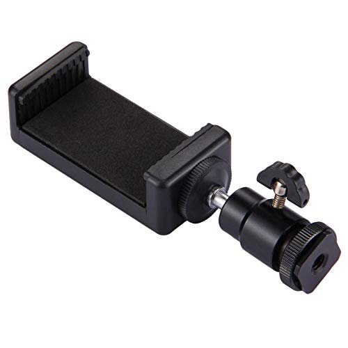 2 in 1 Mobile Phone Holder 360 Ball Hot Shoe Mount Fit for DSLR SLR Camera