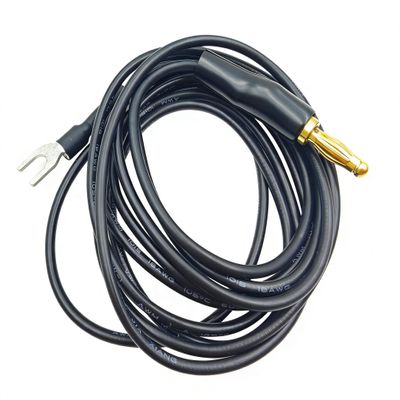Velodi 6 Feet Long Custom Ground Wire Plug Plated