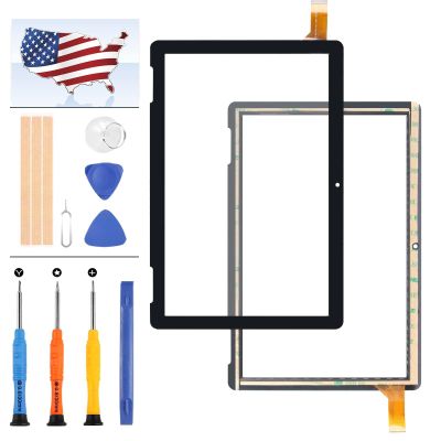for Onn 10.1 inch Tablet 2020 2APUQW1027 Model 100011886 Touch Screen Glass Panel Lens Replacement Repair Parts with Free Tools