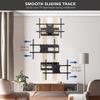 Mount-It! The Beast Full Motion TV Wall Mount for Extra Large 85, 90, 98, 100, 110" TVs with 39 Inch Long Reach Extension Arms - 275 Lbs Capacity Heavy Duty Dual Arm TV Mount view 2