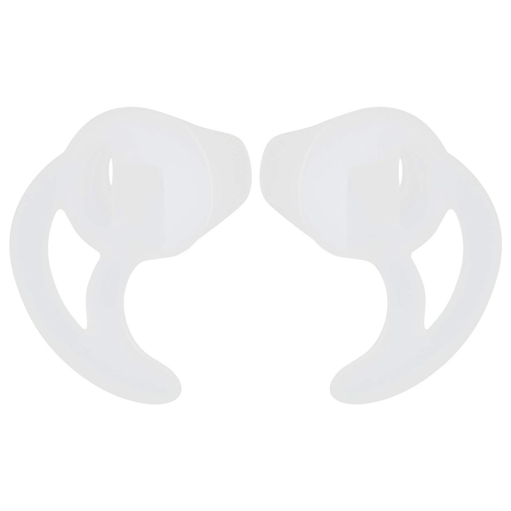 1 Pair Replacement Ear Tips, Secure Fit Silicone Fin Hooks for Acoustic Tube Earpiece & Coil Tube Kits, Sweatproof for Security Work & Sports