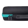 co2CREA Hard Carrying Case Replacement for JBL Charge 4 / Replacement for JBL Charge 5 Waterproof Portable Bluetooth Speaker (Black Case + Inside Teal) view 4