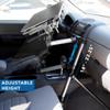 Mount-It! Car Laptop Mount, No-Drill Vehicle Laptop Stand for Vehicle & Truck, Full Motion Computer Holder for Cars Vans SUVs, Adjustable Height 1422.25, Fits Notebooks Up to 17 with Cooling Tray view 2