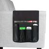 NICEYST Couch Sofa Armrest Organiser Arm Chair Caddy Bedside Storage Pocket with 6 Pockets TV Remote Holder Bed Storage Pocket Bag for Cellphone Tablet Notepad Book Magazines DVD Glasses view 3