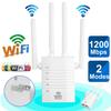 2021 WiFi Extender - Wireless Signal Repeater Booster up to 3000 sq.ft - 1200Mbps Wall-Through Strong WiFi-Dual Band 2.4G and 5G - 4 Antennas 360 Full Coverage-1 view 2