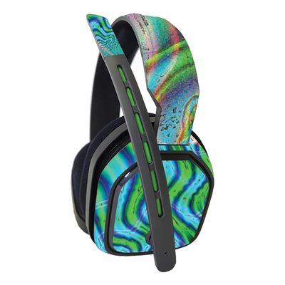 MightySkins Skin Compatible with Astro A10 Headset - Psychedelic | Protective, Durable, and Unique Vinyl Decal wrap Cover | Easy to Apply, Remove, and Change Styles | Made in The USA