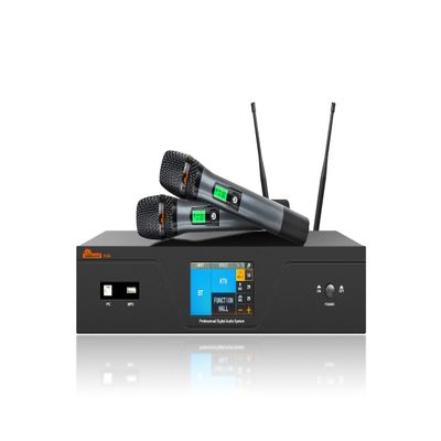 IDOlpro IP-300 Touch Screen Monitor Professional Digital Amplifier Equipped with Dual Wireless Microphones, DSP Sound Professor, Bluetooth, Optical/HDMI/Bluetooth/Sub Output New