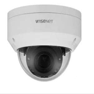 Hanwha Techwin LNV-6072R 2MP IR WDR PoE Network Outdoor Dome Camera with 3.2~10mm Motorized Vari-Focal Lens, 3.1x Zoom, RJ45 Connection.