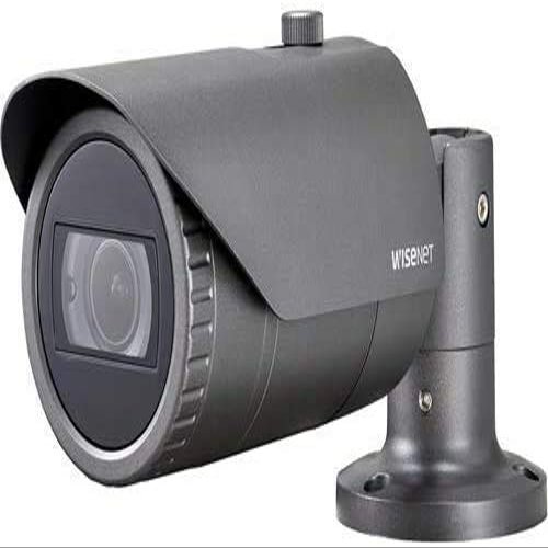 Hanwha Techwin QNO-8080R 5MP IR WDR PoE Outdoor Network Bullet Camera with 3.2~10mm(3.1x) Motorized varifocal Lens, RJ45 Connection