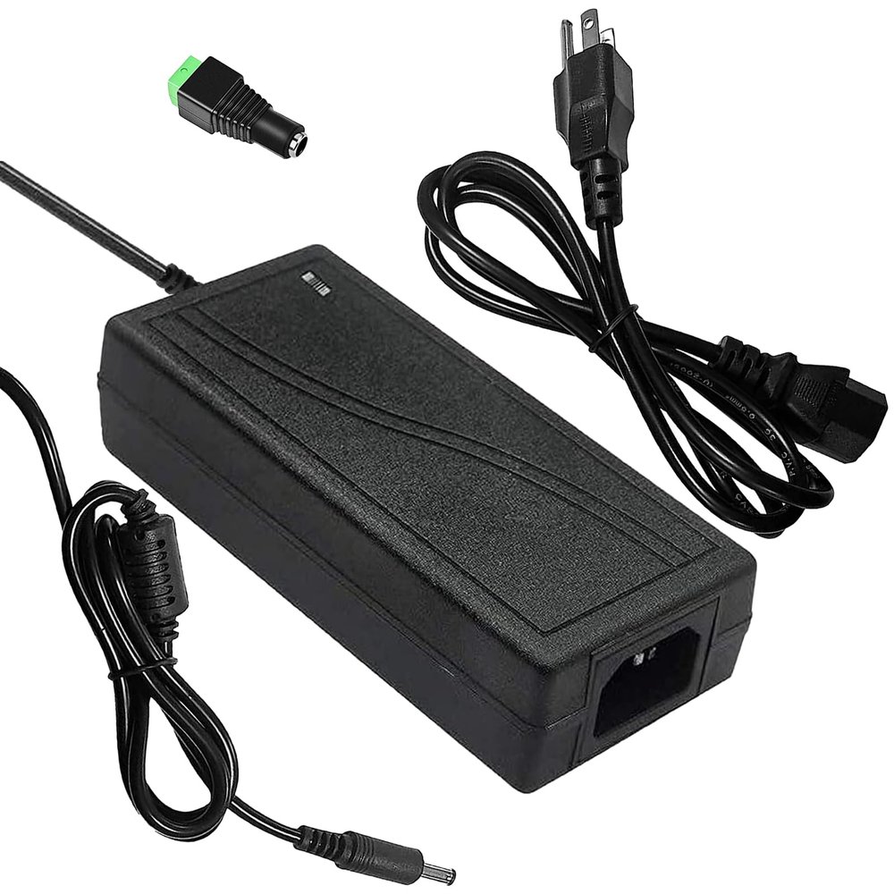 12 Volt 6 Amp Power Supply Adapter,12V 6A 72W US Plug DC Power Supply 5A 4A 3A 2A 1A Adapter with 5.5mm x 2.1mm-2.5mm Output Jack 12V AC/DC Adapter Transformer for LED Strip Light Printer Camera CCTV