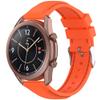 Compatible with Garmin Vivoactive 3 Watch Bands, Samsung Galaxy Active 2/Galaxy Watch 42mm/Garmin Forerunner 645 Music Wristband, 20mm Soft Silicone Replacement Straps for Women Men (Orange Gray) view 2