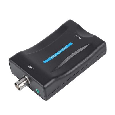 ASHATA BNC to HDMI Converter, 480I (NTSC) / 576I (PAL) Format to 1080P/720P HD HDMI, More Stable, Low Energy Consumption, Connect Video Adapter Monitor, TV, Projector, etc