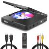 Super Mini Blu-ray HD DVD for TV, 1080P Blue-ray Home Theater, Portable with Remote Control + HDMI AV Cable + Built-in PAL/NTSC, Support USB Input view 1