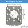 Proxicast Universal Wall / Pole Mount Adjustable Articulated Bracket for Outdoor Antennas, Cameras, Lights, Speakers, etc - Not for Mounting TVs or Monitors (ANT-810-AWB) view 4