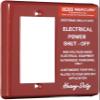Keystone Mercury Wide Switch Plate, Burgundy, Size: Approx. W 4.5 x H 5.1 inches (11.5 x 13 cm) ME049612 view 1