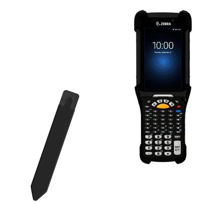 BoxWave Stylus Pouch Compatible with Zebra MC9300 - Stylus PortaPouch, Pen Stylii Holder Carrier Portable Self-Adhesive - Jet Black