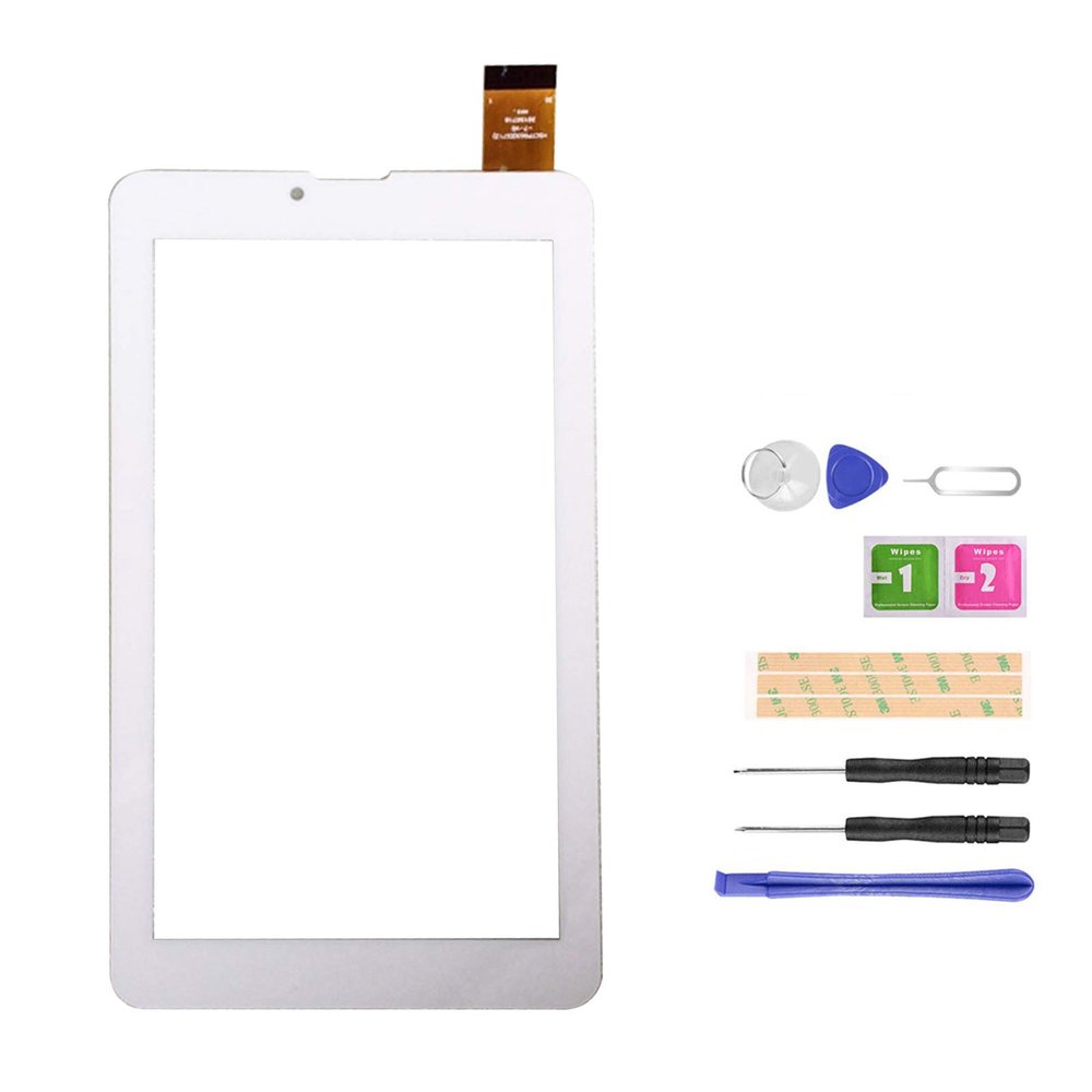 for Logic T3G 7'' Touch Screen Digitizer Tablet New Replacement (White)