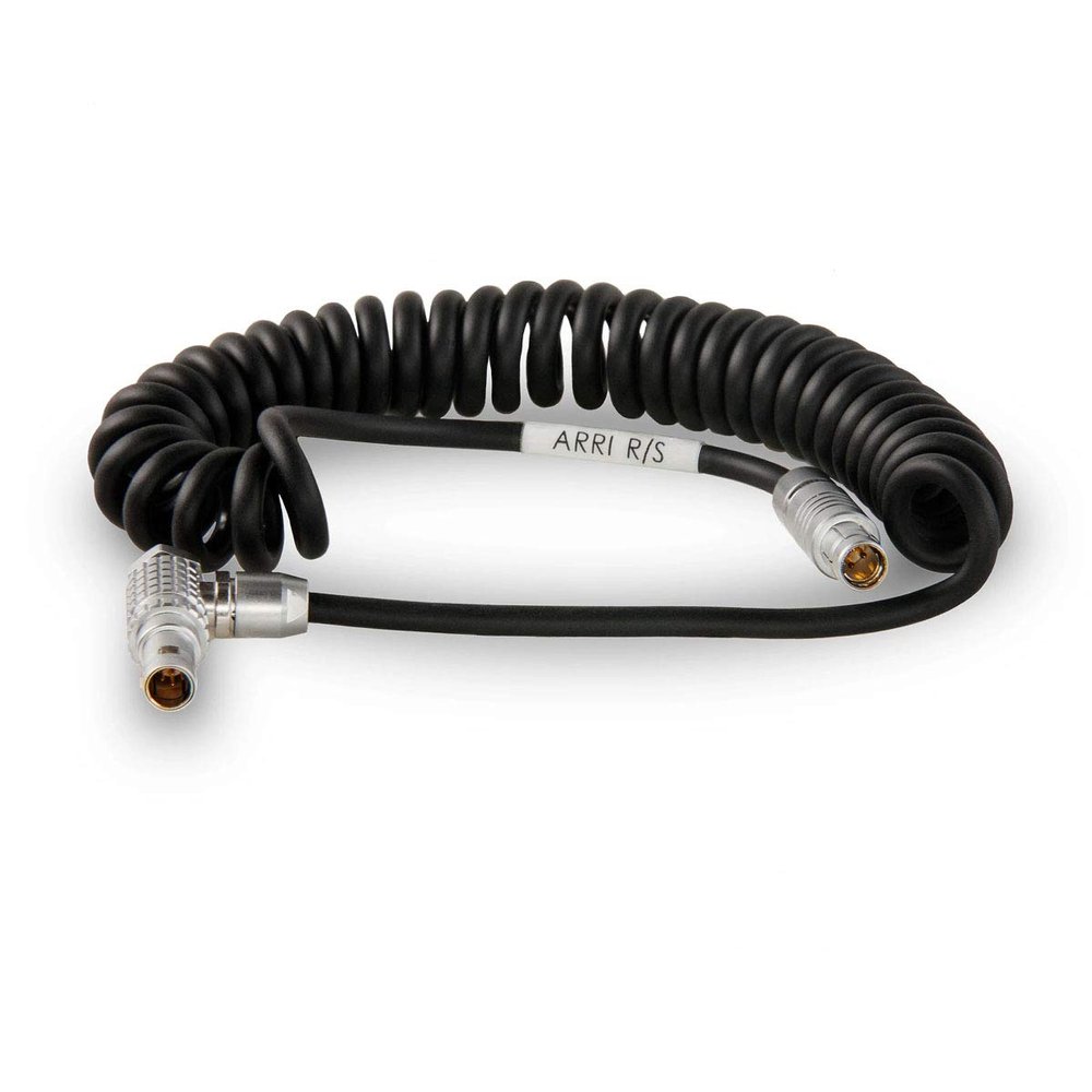 SZRMCC Fischer 3 Pin to 7 Pin Run Stop Cable for ARRI Alexa Mini LF Amira Camera to Tilta Right Side Wooden Handle 2.0 Tiltaing Recording Handle (Coiled Cable)