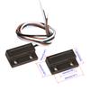 Aoje-Link RC-39 NC & NO Embedded Magnetic Gap Switch Door and Window Sensor for Home Security Access Control and Burglar Alarm Systems Black 1Sets view 2