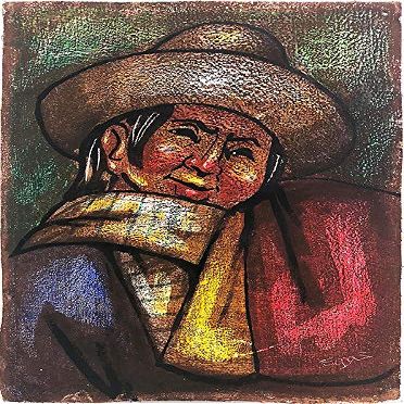 CAMILO EGAS : MAN FROM ECUADOR : RARE : Archival Quality Art Print