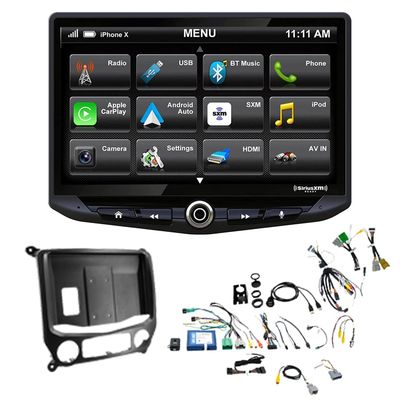 STINGER 2014-2018 Chevy Silverado/GMC Sierra HEIGH10 10" Touchscreen Radio Stereo Plug-&-Play Dash Kit, Certified CarPlay, Android Auto, HDMI, Bluetooth, Sirius XM Ready, Camera Inputs, OEM Features