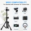 Webcam Tripod Stand Extendable Desktops Tripod for Camera/Phone/Webcam, Desk Tripods Webcam Mount Holder Compatible with Logitech Webcams C925e C922x C922 C930e C930 C920 C615 /iPhone/Ring Light view 4