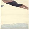 Onchi Kshir : Diving : 1932 : Archival Quality Art Print view 1
