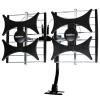 Five Star Multi-Directional 4V HDTV Amplified Antenna - up to 200 Mile Range, UHF/VHF, Indoor, Attic, Outdoor, 4K Ready 1080P FM w/ 40ft RG6 coaxial Cable, Mounting Pole view 1
