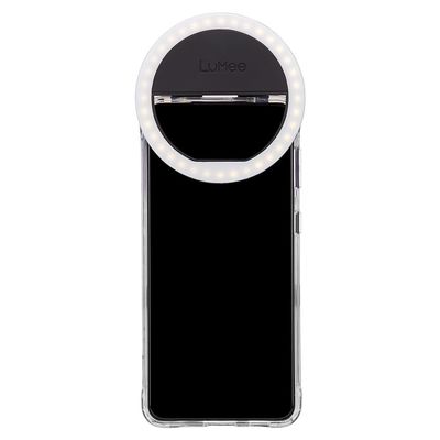 Lumee Studio Clip Light - LED Ring Light for Laptops, Monitors, Smartphones, Tablets - Portable and Rechargeable - Black