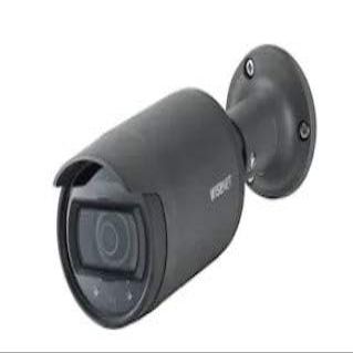 Hanwha Techwin LNO-6012R 2MP IR WDR Outdoor Network PoE Bullet Camera with Night Vision 30fps@ All Resolutions, 2.8mm Fixed Lens, RJ45 Connection