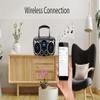 RIPTUNES Portable CD Player Bluetooth Stereo Sound, Digital AM FM Radio, MP3 CD Boombox USB SD Playback with Enhanced Bass, Aux in, Headphone Jack, CD-R/CD-RW Compatible, LCD Backlit Display, Black view 3