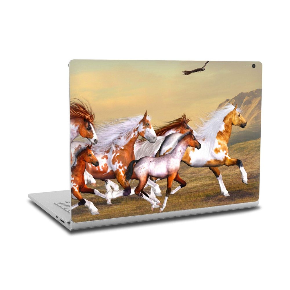 Head Case Designs Officially Licensed Simone Gatterwe Wild Herd Horses Vinyl Sticker Skin Decal Cover Compatible with Microsoft Surface Book 2