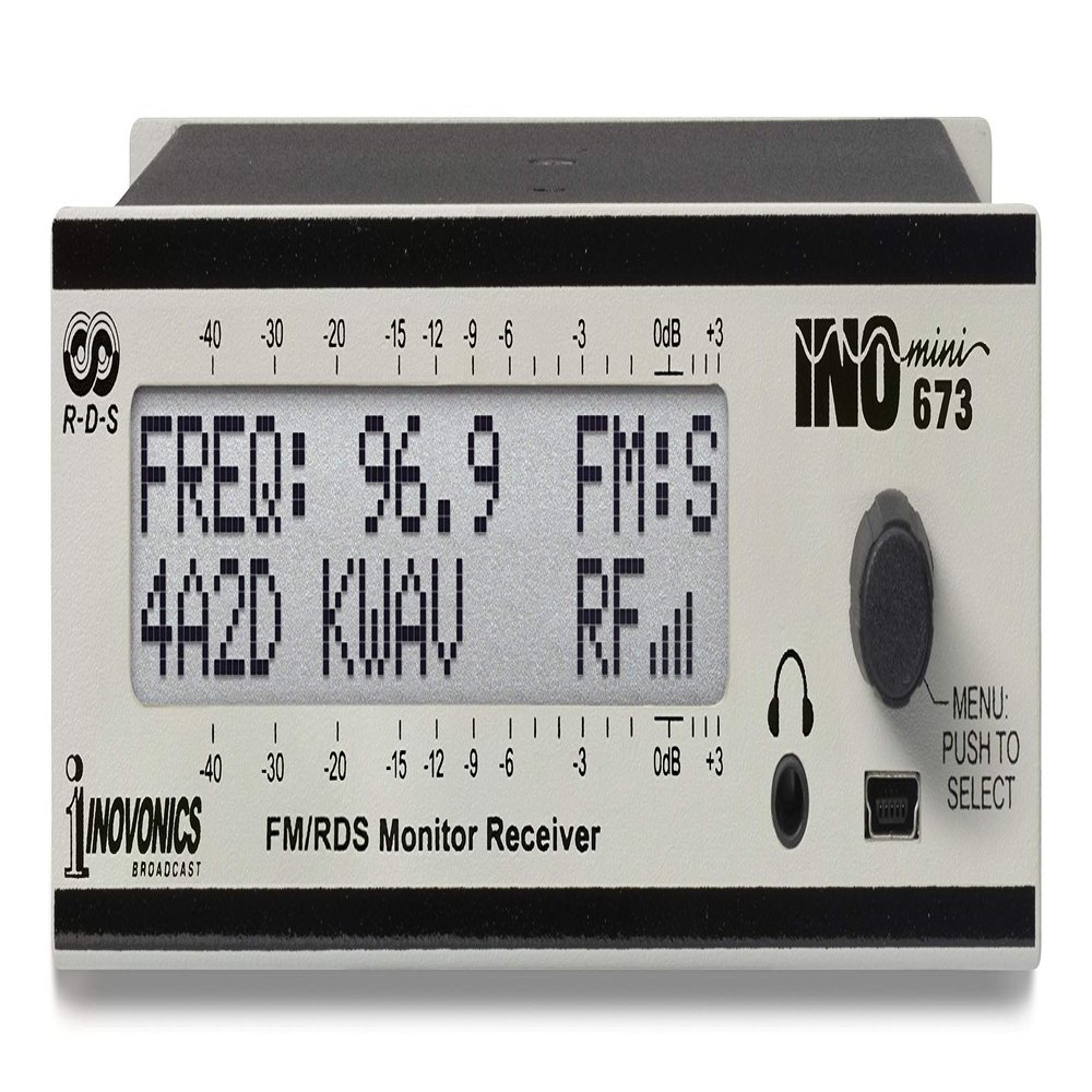 INOVONICS INOMINI FM/RDS Monitor/Receiver Model 673