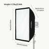 AMBITFUL FW60x90 60x90cm Wabengitter Bowens Softbox, mit Wabengitter + Tragetasche, fr Bowens Mount Lampe (FW60x90/23''x 35'') view 2