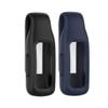 2-Pack HYWRDYB Clips Case Compatible with Fitbit Inspire 2,Soft Silicone Holder Fitbit Inspire 2 Clips with Steel Sheet Clip Clasp Accessory (BlackNavy) view 1