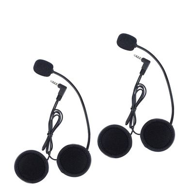 Maxquall Microphone Headset Earphone Accessory for V6 V4 Helmet Intercom Motorcycle Bluetooth Interphone Motorbike Headset