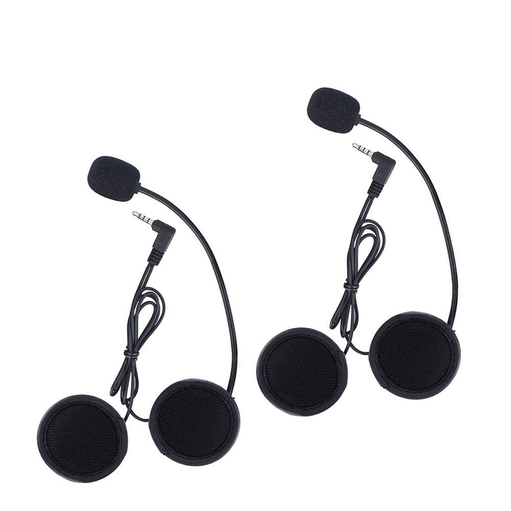 Maxquall Microphone Headset Earphone Accessory for V6 V4 Helmet Intercom Motorcycle Bluetooth Interphone Motorbike Headset