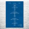 Broadband Antenna Poster Print, Radio Station Art, Network Engineer, Telecom Gift, Antenna Art Print, Ham Radio Gift Blueprint (13 inch x 19 inch) view 1