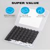 60 PCS Adhesive Cable Clips, Upgraded Wall Wire Clips for Cable Management, Strong Cord Clips Wire Holders for The Wall, Under Desk, Christmas Lights, Car, Dash Cam, Ethernet, Electric Wires Small view 2