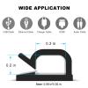60 PCS Adhesive Cable Clips, Upgraded Wall Wire Clips for Cable Management, Strong Cord Clips Wire Holders for The Wall, Under Desk, Christmas Lights, Car, Dash Cam, Ethernet, Electric Wires Small view 3