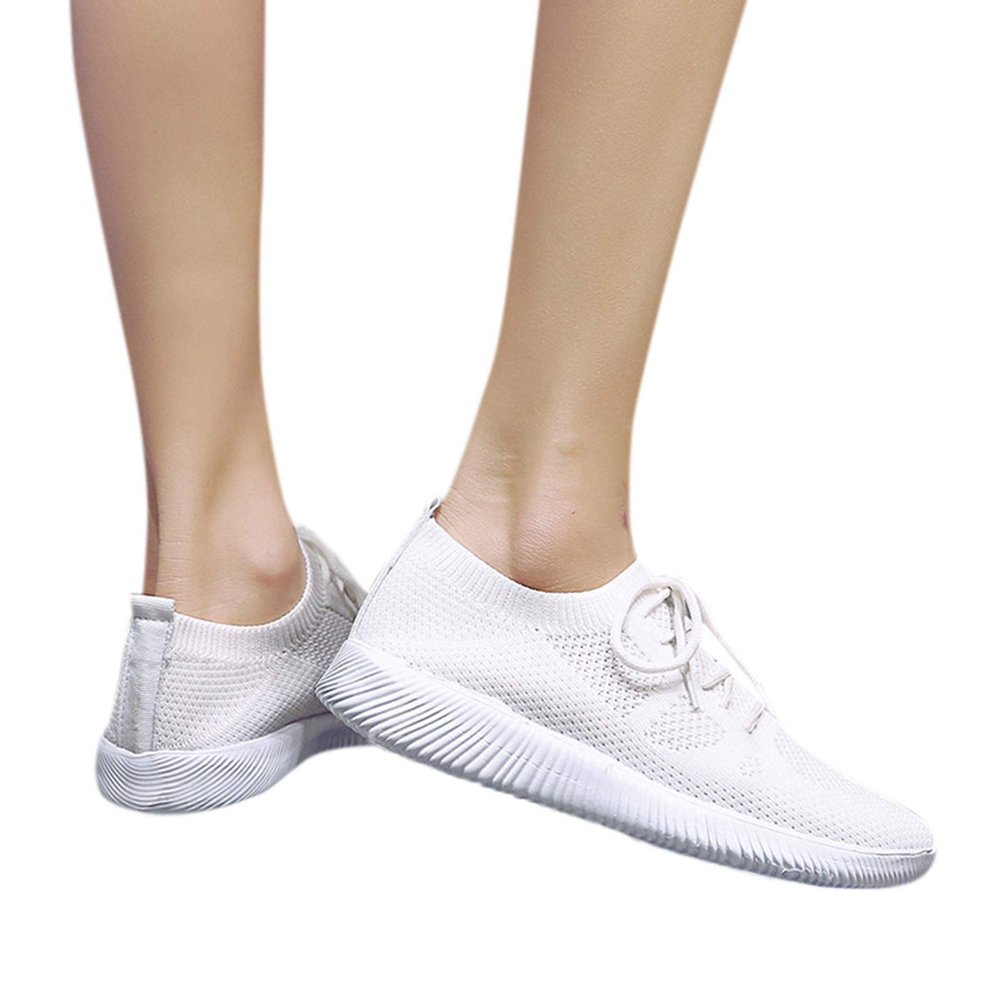 ZBYY Sneakers for Women Lightweight Summer Breathable Slip on Walking Shoes Sports Gyms Work Running Tennis Shoes