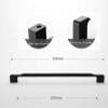 Panduo 2 Pieces Cabinet Handles Drawer Kitchen Cupboard Handles Pull Kitchen Cupboard Door Wardrobe Hardware Furniture DIY Tools Handles (Color : B, Size : Hole Distance 320mm) view 2