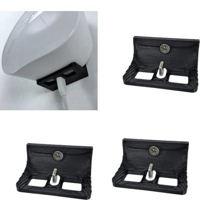 Wall Mount Bracket Holder for Eero Mesh Wi-Fi Router/Extender Hidden 3-Pack Black