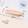 Panduo Wooden Kitchen Cabinet Drawer Knobs Cupboard Handles Closet Cabinet Bars Bedroom Wardrobe Solid Wood Pulls Furniture Pull Handles (Color : A) view 2