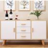 Panduo Wooden Kitchen Cabinet Drawer Knobs Cupboard Handles Closet Cabinet Bars Bedroom Wardrobe Solid Wood Pulls Furniture Pull Handles (Color : A) view 3