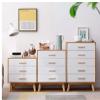 Panduo Wooden Kitchen Cabinet Drawer Knobs Cupboard Handles Closet Cabinet Bars Bedroom Wardrobe Solid Wood Pulls Furniture Pull Handles (Color : A) view 4