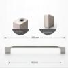 Panduo 2 Pieces Cabinet Handles Drawer Kitchen Cupboard Handles Pull Kitchen Cupboard Door Wardrobe Hardware Furniture DIY Tools Handles (Color : D, Size : Hole Distance 192mm) view 2