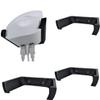 Wall Mount Bracket Holder for Eero Mesh Wi-Fi Router/Extender Holster Style Black 3 Pack view 1