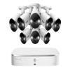 Lorex N4K2SD-88WB Surveillance System Featuring N842A82 Fusion 4K 2TB NVR and 8 E892AB 4K 8MP Active Deterrence Bullet Camera view 1