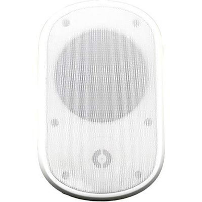 Speco SPCE5OTW 5.25" Indoor/Outdoor Wall-Mount Speaker, White with Transformer